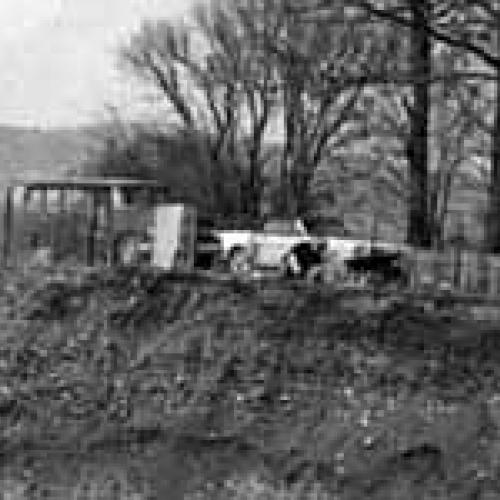 Surveying with the highway salvage program.