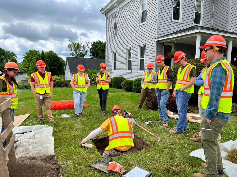 DeGraff Archaeological Site (credit: Andrea Becker, NYSDOT)