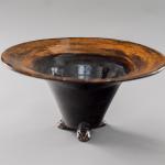 Bowl, "Zedware" by Zulma Steele Bowl, ceramic 