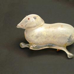 Glass Rodent Figurine