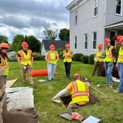 DeGraff Archaeological Site (credit: Andrea Becker, NYSDOT)