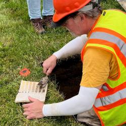 DeGraff Archaeological Site (Credit: Andrea Becker, NYSDOT)