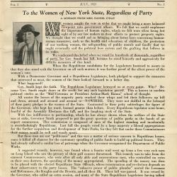 New York State Women’s Democratic News, July 1925