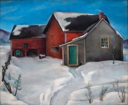 Cramer Cramer Homestead in Winter by Florence Ballin, 1926