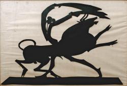 Bullfight Silhouettes by William Hunt Diederich