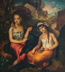 Two Sisters by Judson Smith, 1923