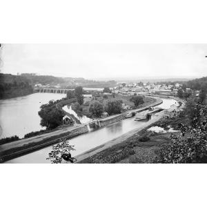 Erie Canal, double locks in Rexford, NY