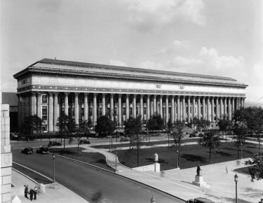 old photograph of NYS Education Building