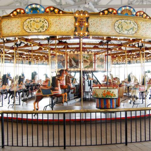 Photo of museum carousel