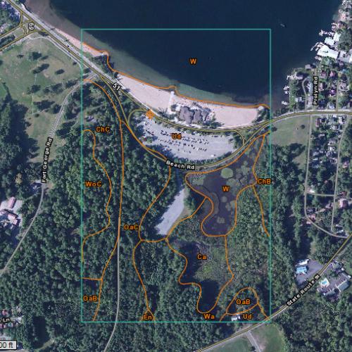 Soil Map of Million Dollar Beach Vicinity