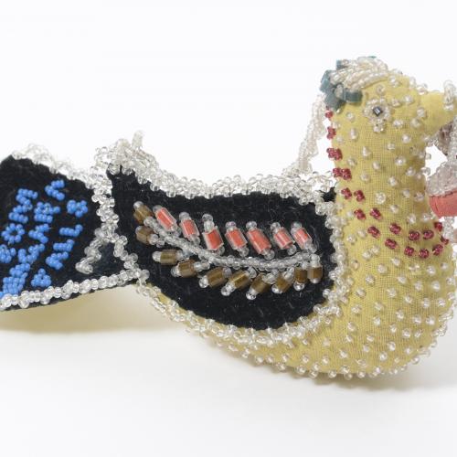 Beaded bird