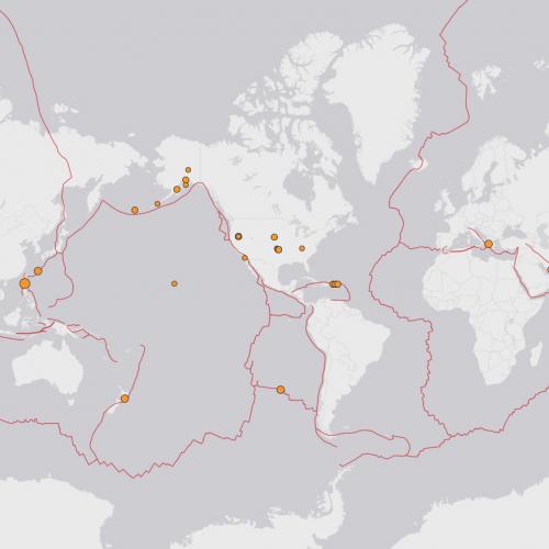 global earthquake activity