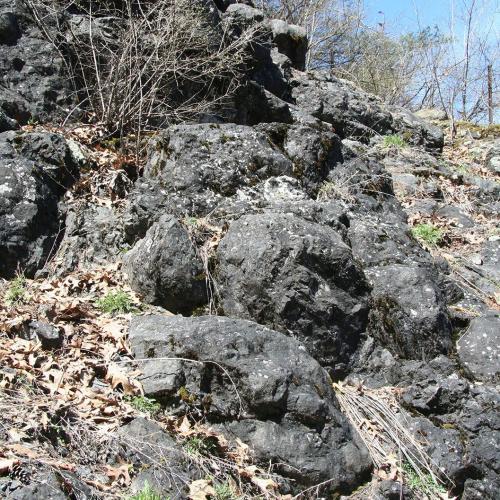 "Submarine Pillow Basalts" at Starks Knob