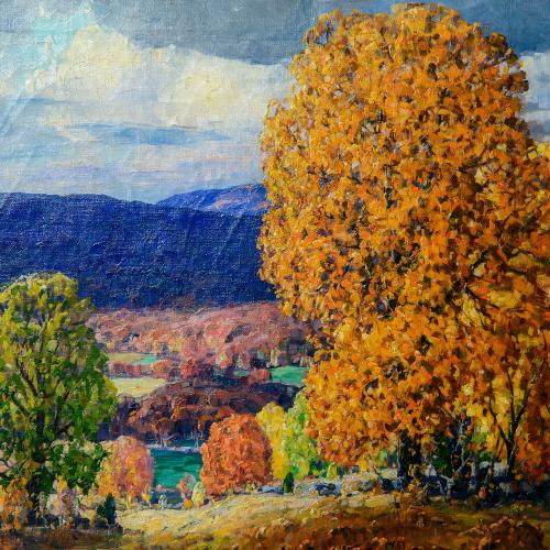 Chase, Frank Swift, Catskills at Woodstock, 1927, oil on canvas, 22 x 28 in.,