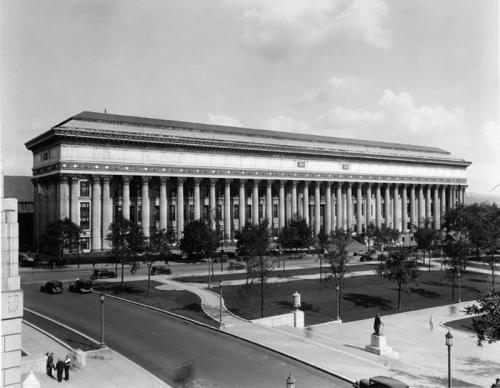 old photograph of NYS Education Building