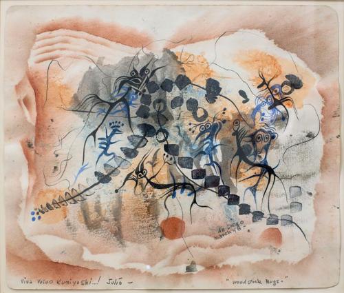 Whimsical and abstract depiction of "woodstock bugs"