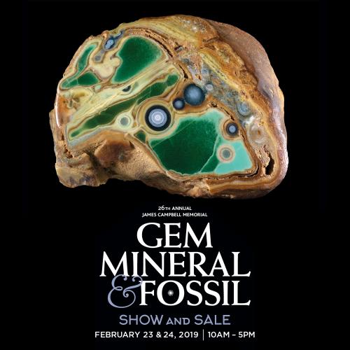 26th Annual James Campbell Gem and Mineral Logo