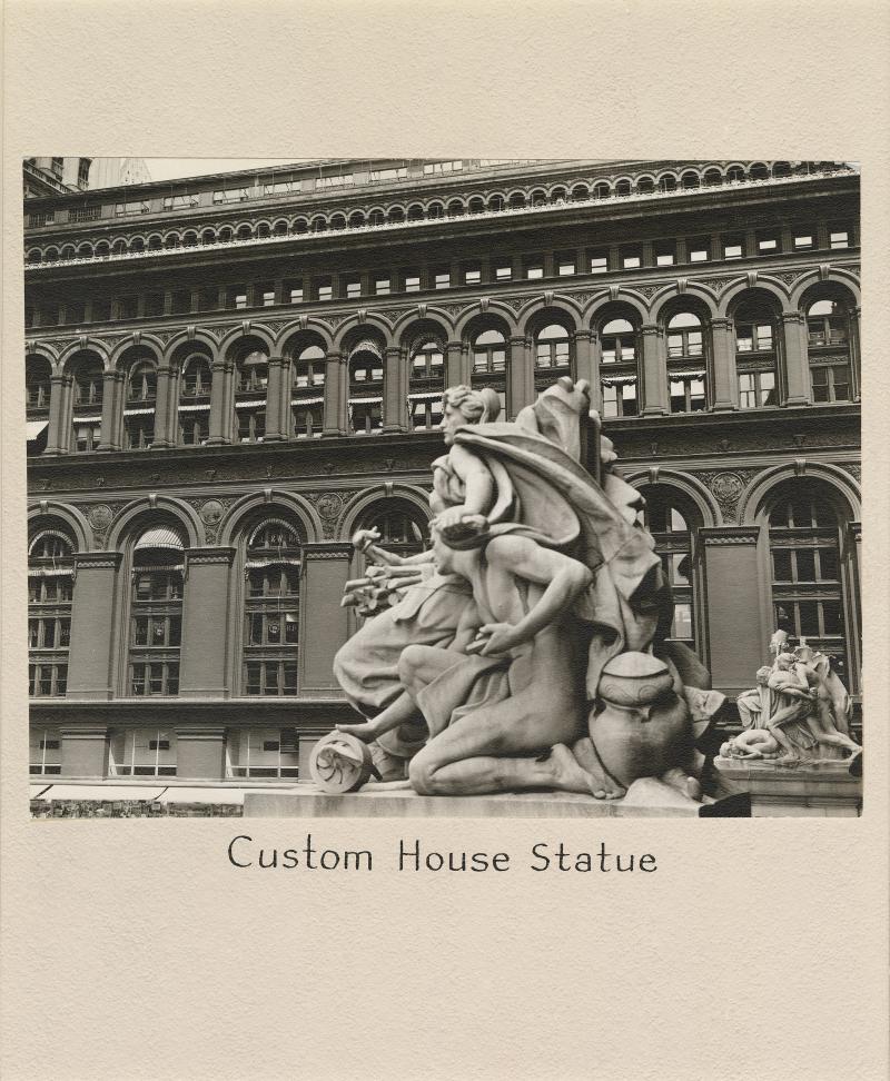 Custom House Statue (Custom House Statues and New York Produce Exchange)