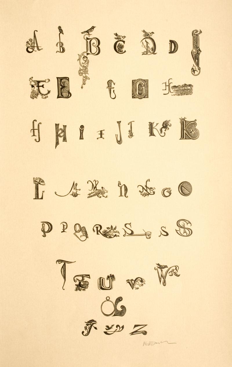 Untitled (Alphabet), c. 1960